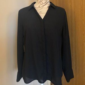 Worthington Black Professional Long Sleeve Blouse